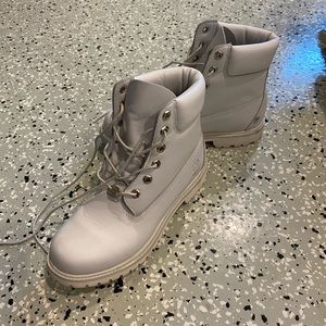 Timberland leather boots.